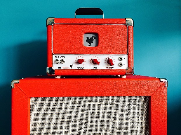 LV Guitar Gear Rocking Rooster 10watt amp head and cab in Red - Price Drop! image 1