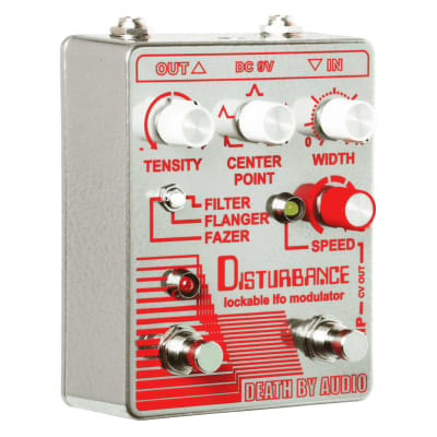 Death By Audio Disturbance Lockable LFO Modulator 2023 - Present - Silver / Red image 2