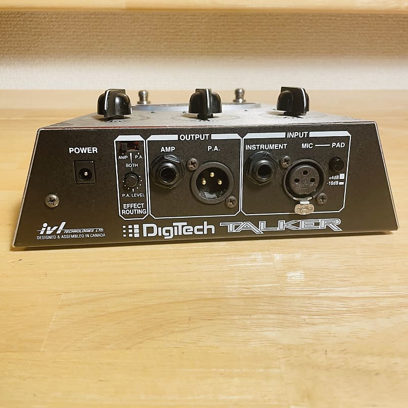 Digitech Talker ボーカルシンセサイザー DigiTech TALKER Advanced Vocal Synthesis Vocoder Talking