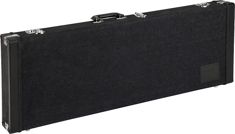 Fender X Wrangler Black Denim Hard Case for Stratocaster and Telecaster Guitars image 1