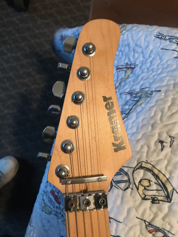 Paul Unkert Kramer Eddie Van Halen 2009 Yellow/Blacl Reverb