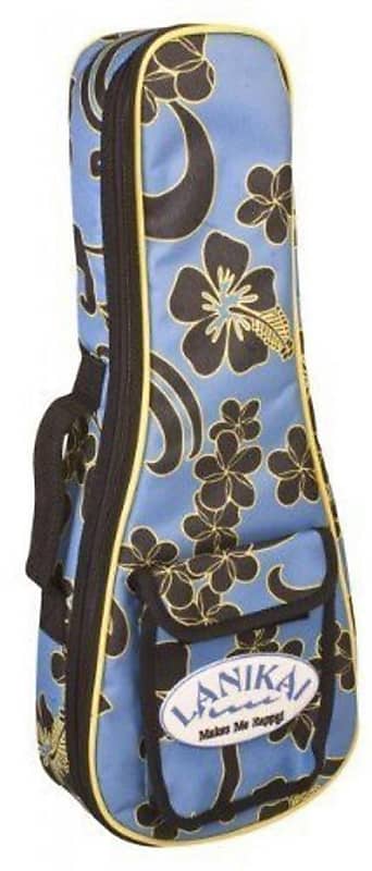 LANIKAI Concert Sidekick Reinforced Gig Bag, Floral Pattern, 10mm Lining, FB-C image 1