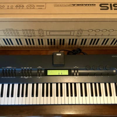 Alesis Quadrasynth - UPGRADED + Manual, Pedal and MORE!