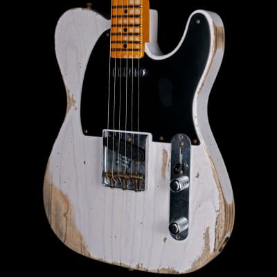Fender Custom Shop 1952 Telecaster Heavy Relic Big U Neck White Blonde image 1