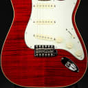 Fender  Limited Edition Aerodyne Classic Stratocaster Flame Maple Top - Crimson Red Transparent