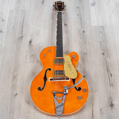 Gretsch G6120T-59 Vintage Select '59 Chet Atkins Guitar, Vintage Orange Stain image 3
