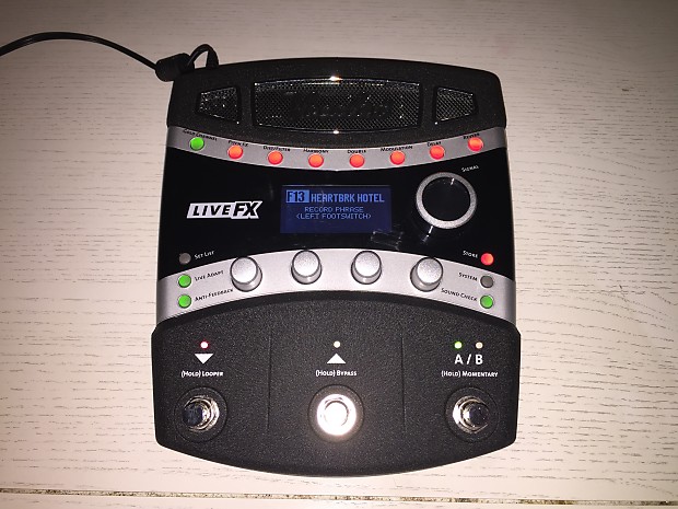 Digitech Vocalist Live FX Harmony vocal effects processor Digitech Vocalist Live FX Harmony vocal effects processor
