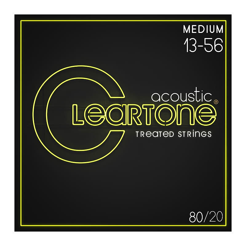 Cleartone 80/20 Bronze 13-56 Acoustic Guitar Strings image 1