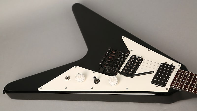 epiphone flyingV ジャンク Epiphone '67 Flying V (1989) - Ebony w/ Case | eBay