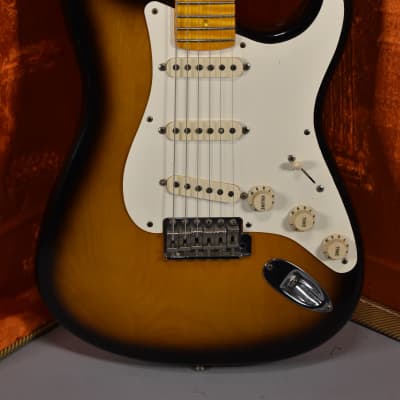 1999 Fender American Vintage '57 Stratocaster Sunburst Aftermarket Neck w/OHSC image 2