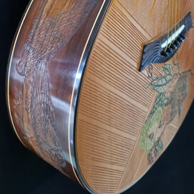 Blueberry Handmade Acoustic Guitar Grand Concert image 11