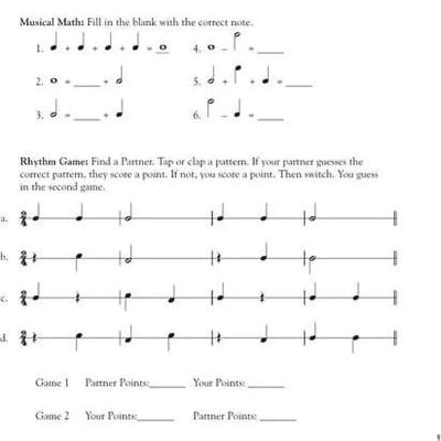 Thirty Days to Music Theory (Classroom Resource) - Ready-To-Use Lessons and Reproducible Activities image 4