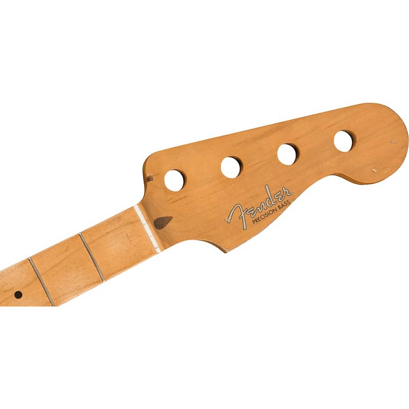 Genuine Fender Road Worn 50s Precision Bass Neck, Maple, C Shape image 1