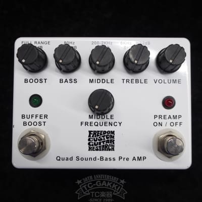 2010's FREEDOM CUSTOM GUITAR RESEARCH Quad Sound-Bass Pre AMP SP-BP-01 image 4