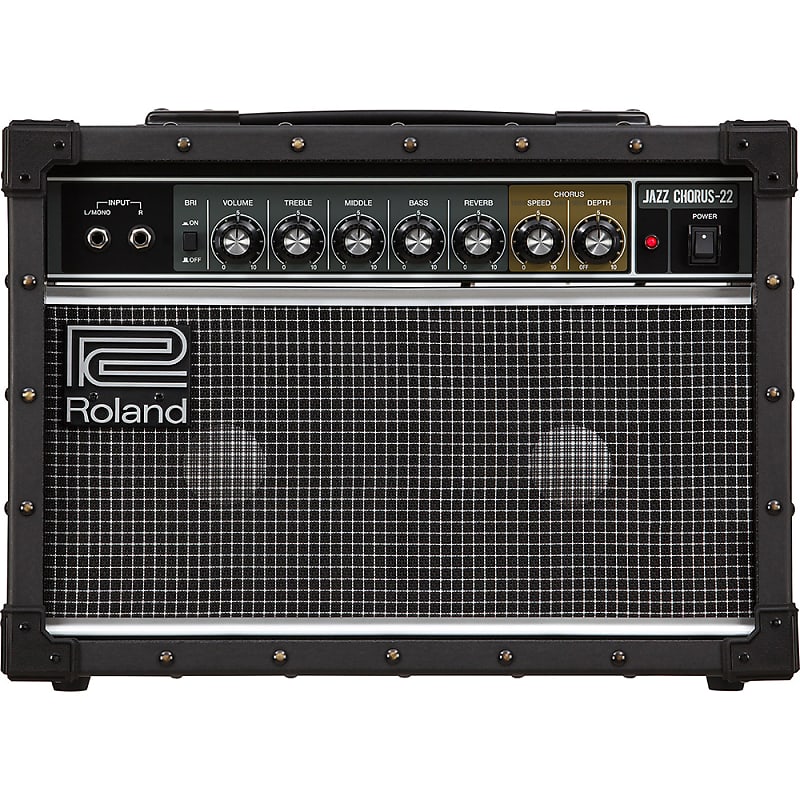 Roland JC-22 Jazz Chorus Guitar Combo Amplifier, 30w, 2x6.5'' Speakers image 1