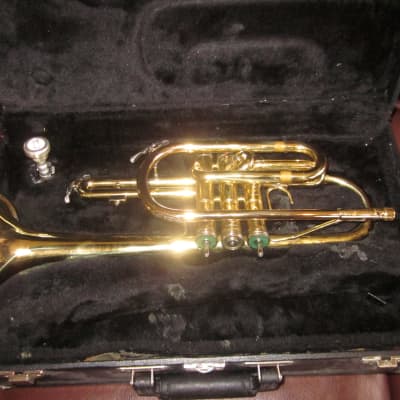 Holton C602 Student Bb Cornet with 7C Mouthpiece and Hard Case #226257 Not Playable - Needs Work! image 1