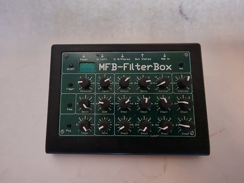 MFB Filterbox Analog stereo filter stepsequencer | Reverb