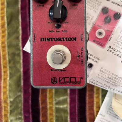 VOCU Hand wired series 3 mode distortion Very RARE! 2008 - Red image 2