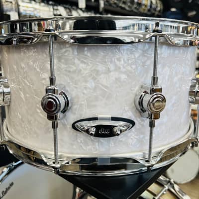 Used DW Performance 6.5x14 Snare Drum (White Marine) image 5