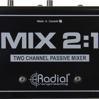 Radial Engineering MIX 2:1 Passive Stereo Summing Mixer 2-Channel Stereo-to-Mono image 2