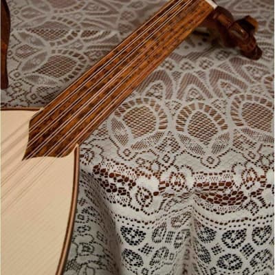 Turkish Oud Package Includes: Mid-East Turkish Oud W/ Gig Bag - Sheesham  + Snark Clip-On Chromatic image 6