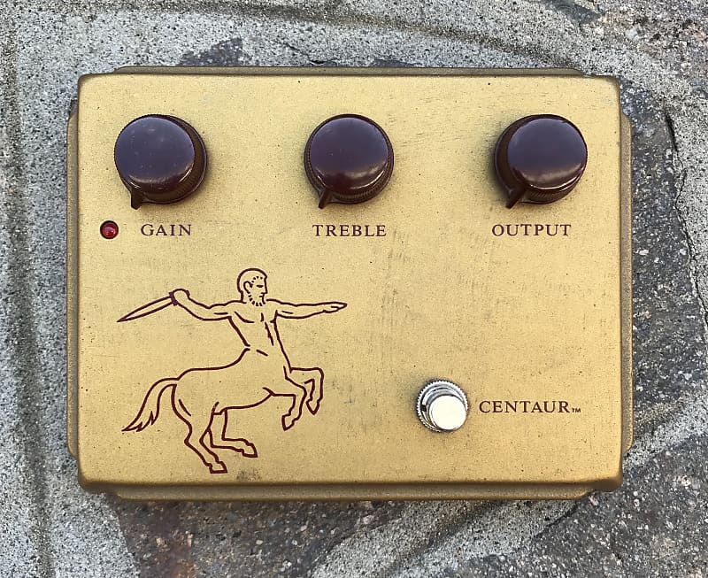 Klon Centaur Gold Horsie (long tail) First Series | Reverb