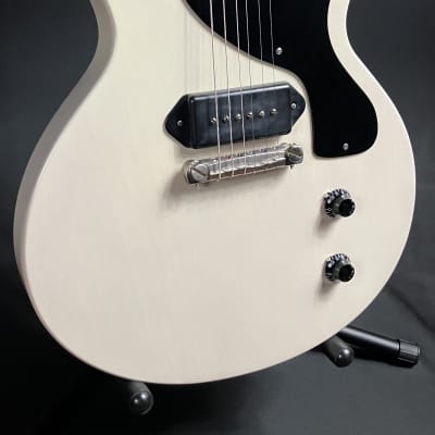 Eastman Limited Edition SB55/TV Singlecut Junior Electric Guitar Pomona Blonde w/ Case (295) image 3