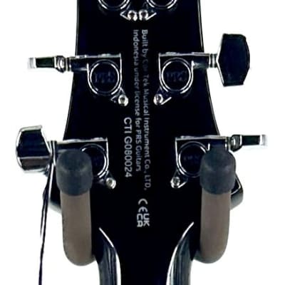 PRS SE Custom 24 Electric Guitar Black Gold Sunburst with Gigbag SER#: CTIG080024 image 8