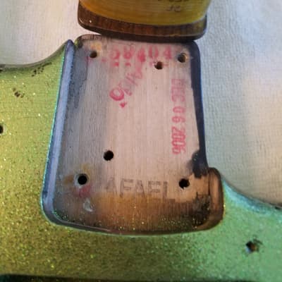 Fender Stratocaster  Relic Nitro Green Sparkle Custom Shop Fat 50's image 24