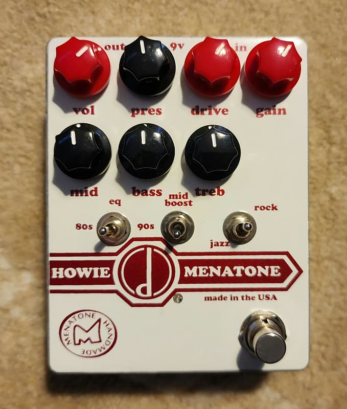 Menatone Howie Deluxe Overdrive Preamp Pedal