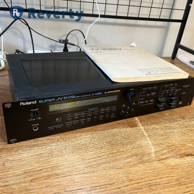 Roland JV-1080 64-Voice Synthesizer Module w/Power Cord 100V Used