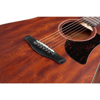 Ibanez AAD140 Advanced Acoustic Solid Top Dreadnought Guitar Open Pore Satin Natural image 6