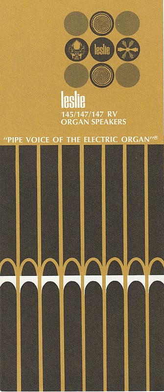 Leslie- 145/147/147 RV Organ Speakers pamphlet, Vintage | Reverb