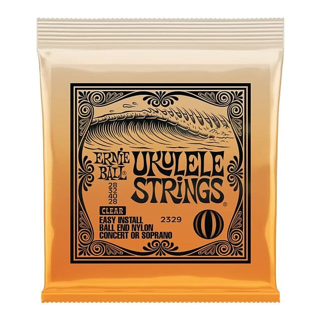 Ernie Ball Concert/Soprano Ukulele Strings - CLEAR, #P02329 image 1
