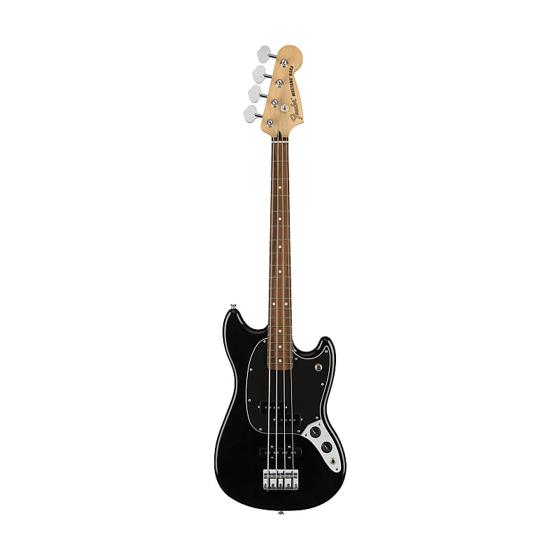 Fender USA Mustang Bass ブラック Fender Limited Edition Player Mustang Bass Guitar, Pau Ferro