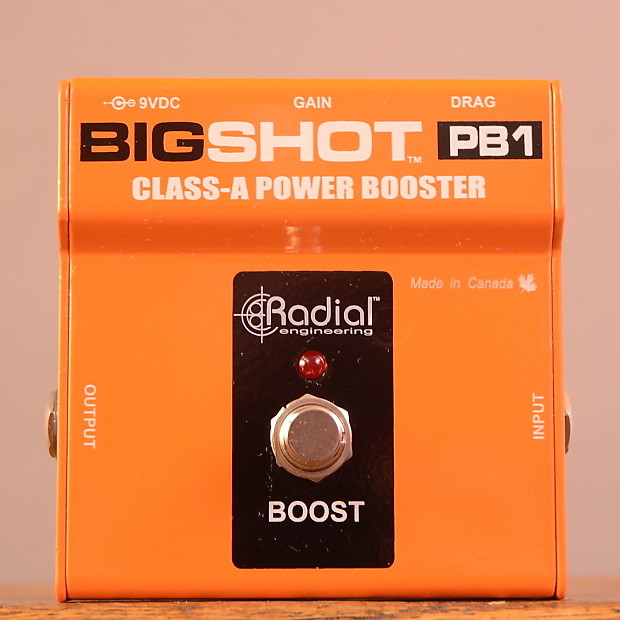 Radial Tonebone BigShot PB1 Class-A Power Booster Pedal image 1