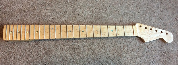 Warmoth birdseye maple neck top