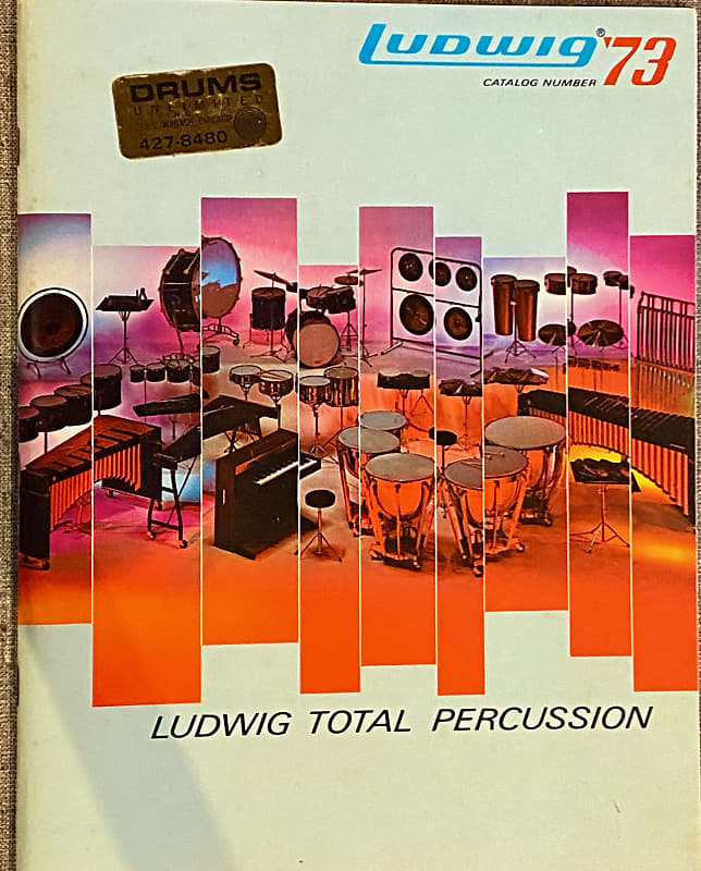 Ludwig 1973 Total Percussion Catalog Reverb