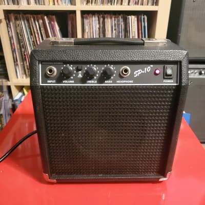 Fender Squire SP-10 Electric Guitar Amp 2000s? *READ* Black Mini Practice Amplifier image 2