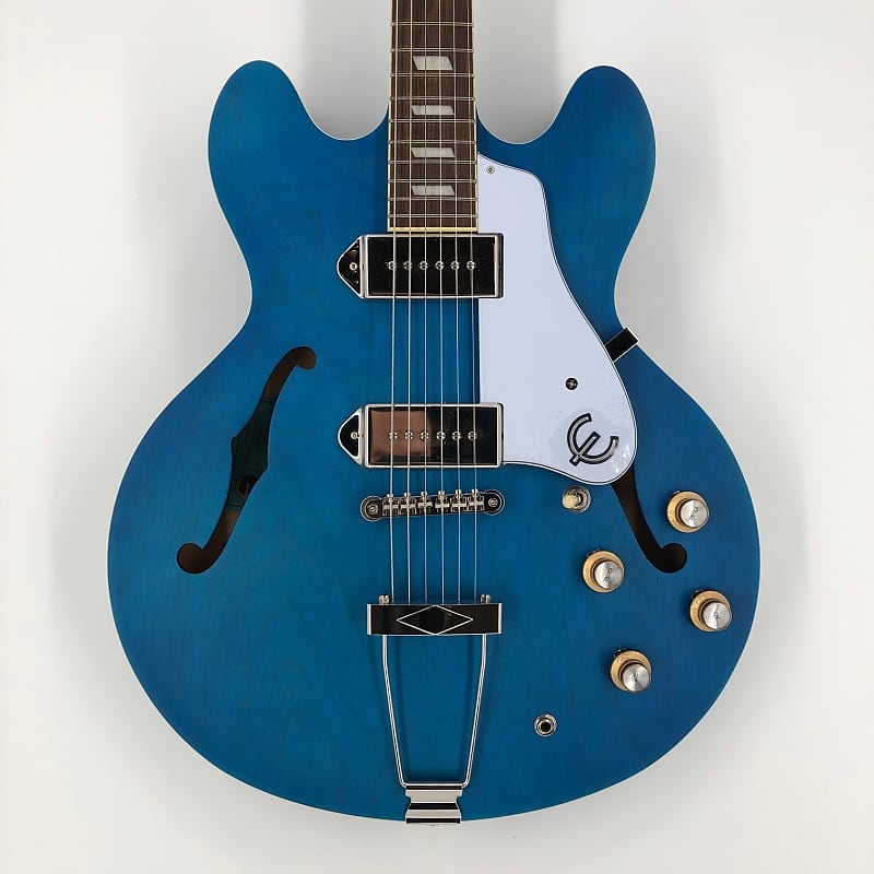 Epiphone Casino Worn - Worn Denim | Reverb