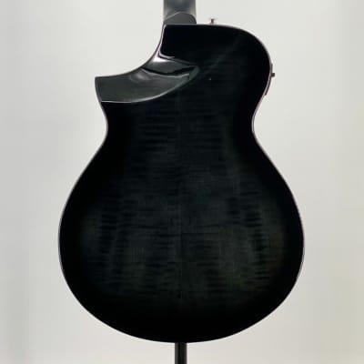 Ibanez AEWC400 Acoustic-Electric Guitar Transparent Black Sunburst Ser# 5B06PW210902316 image 4