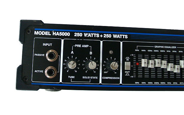 Hartke HA5000 Bass Amplifier Head - Previously Owned | Reverb
