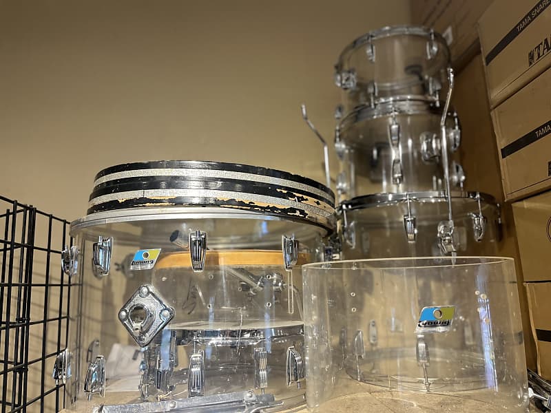 ludwig vistalite snare drum