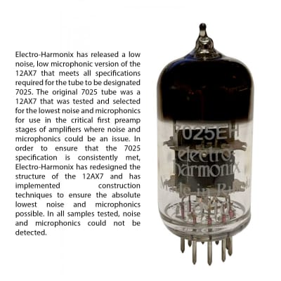 Electro-Harmonix 7025EH Vacuum Tube image 2