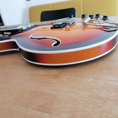 RARE 1965 Crucianelli 335 Elite Bass Made in ITALY Vintage @ fender hoyer Gibson Coronado veritine rivoli eb Hofner vox cougar 5001 Viking Hagström image 4