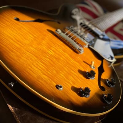 Gibson Vintage 1991 ES-335 Dot Figured Vintage Sunburst Yamano Order w/ HSC for sale