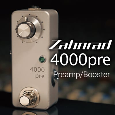 Zahnrad by nature sound】超人気ブースター“4000Pre”に「イケベの赤」が登場！ | イケベ新製品情報