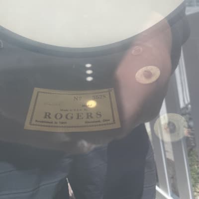Rogers  Holiday 60’s Silver sparkle broken glass 22,13,16  Cleveland ,drums set image 6