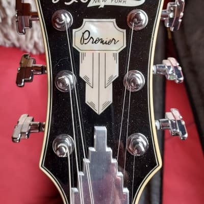 D'Angelico Premier DC Semi-Hollow Double Cutaway with Stop-Bar Tailpiece 2010s Trans Wine image 4