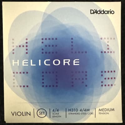D'Addario H310 4/4M Helicore 4/4 Violin Strings - Medium Standard image 1